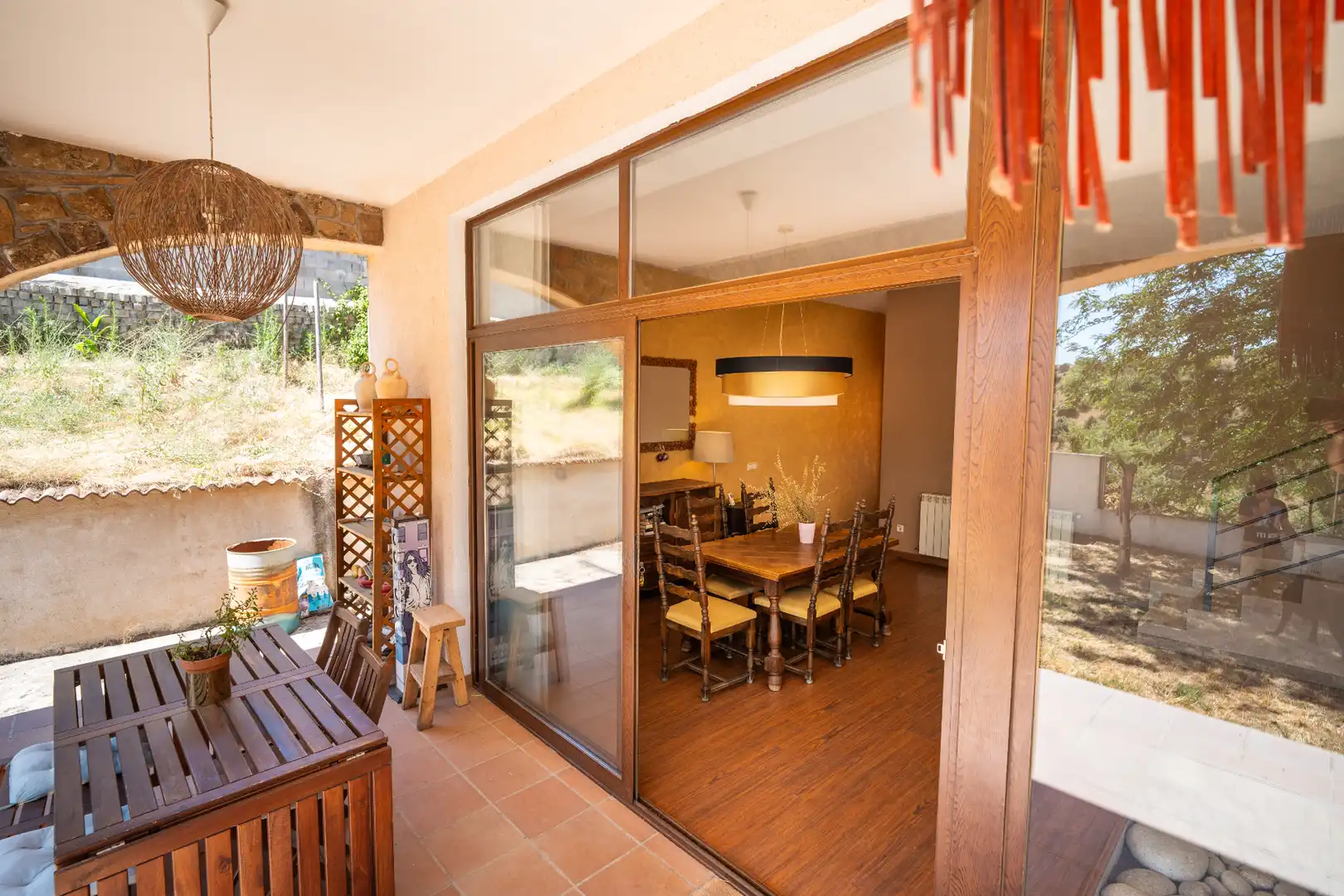 Terrassa de Casa o xalet en venda en Cabanillas de la Sierra amb Jardí privat i Terrassa