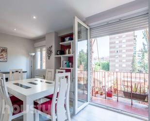 Dining room of Flat to rent in  Madrid Capital  with Air Conditioner and Balcony