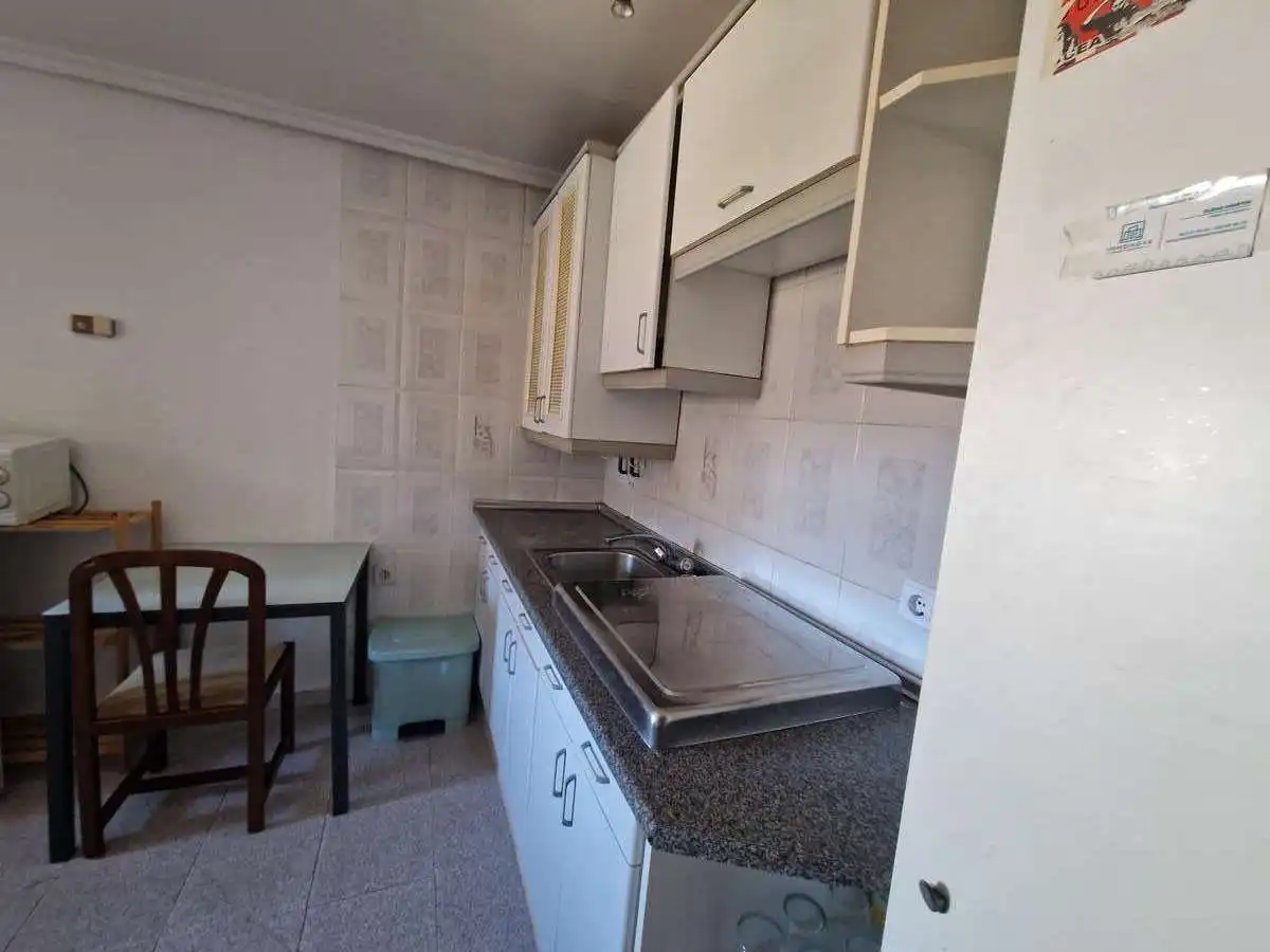 Cuina de Apartament de lloguer en Salamanca amb Calefacció i Moblat