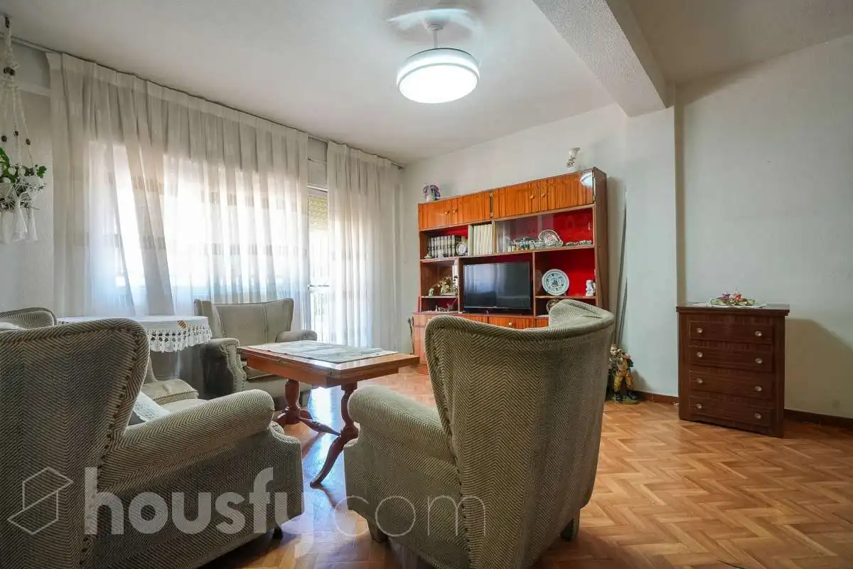 Sala de estar de Piso en venta en Leganés con Calefacción y Terraza