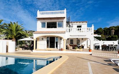 Exterior view of House or chalet for sale in Moraira  with Air Conditioner, Heating and Private garden