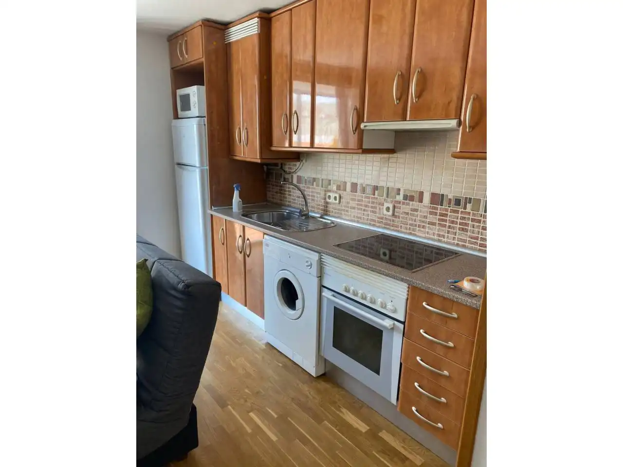 Cocina de Piso de alquiler en Noblejas con Calefacción, Trastero y Amueblado