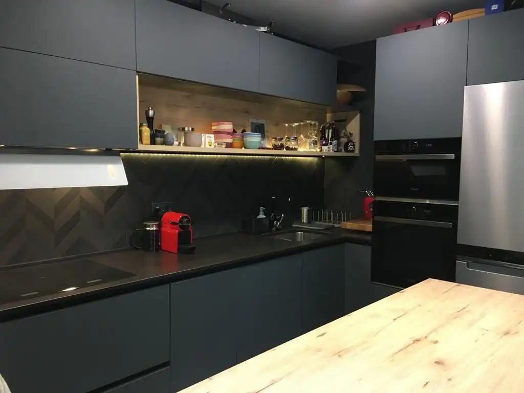 Kitchen of Flat for rent in Madrid  with Air Conditioner, Heating and Terrace