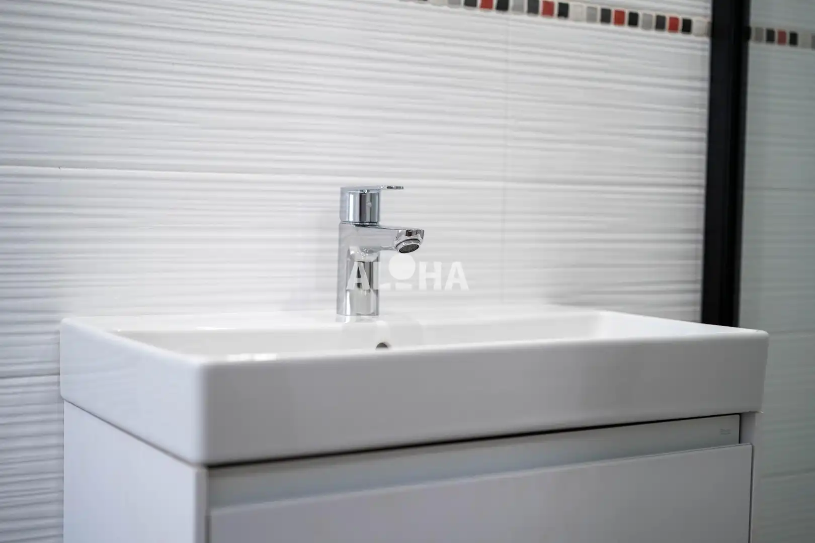 Bany de Apartament de lloguer en Moncada amb Aire condicionat, Moblat i Balcó
