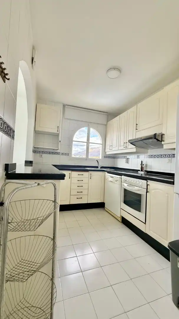 Kitchen of Flat for sale in Estepona  with Terrace, Furnished and Oven