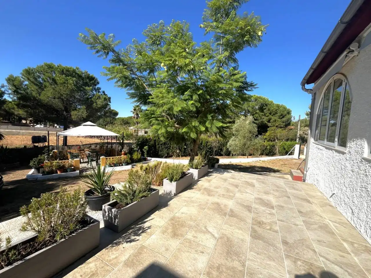 Jardín de Casa o chalet en venta en Valverde del Camino con Jardín privado, Terraza y Amueblado