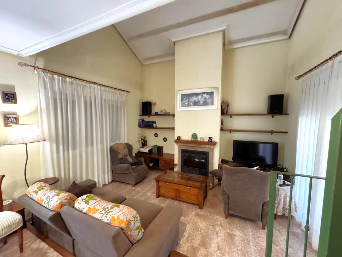 Sala d'estar de Casa o xalet en venda en San Javier amb Aire condicionat, Jardí privat i Terrassa
