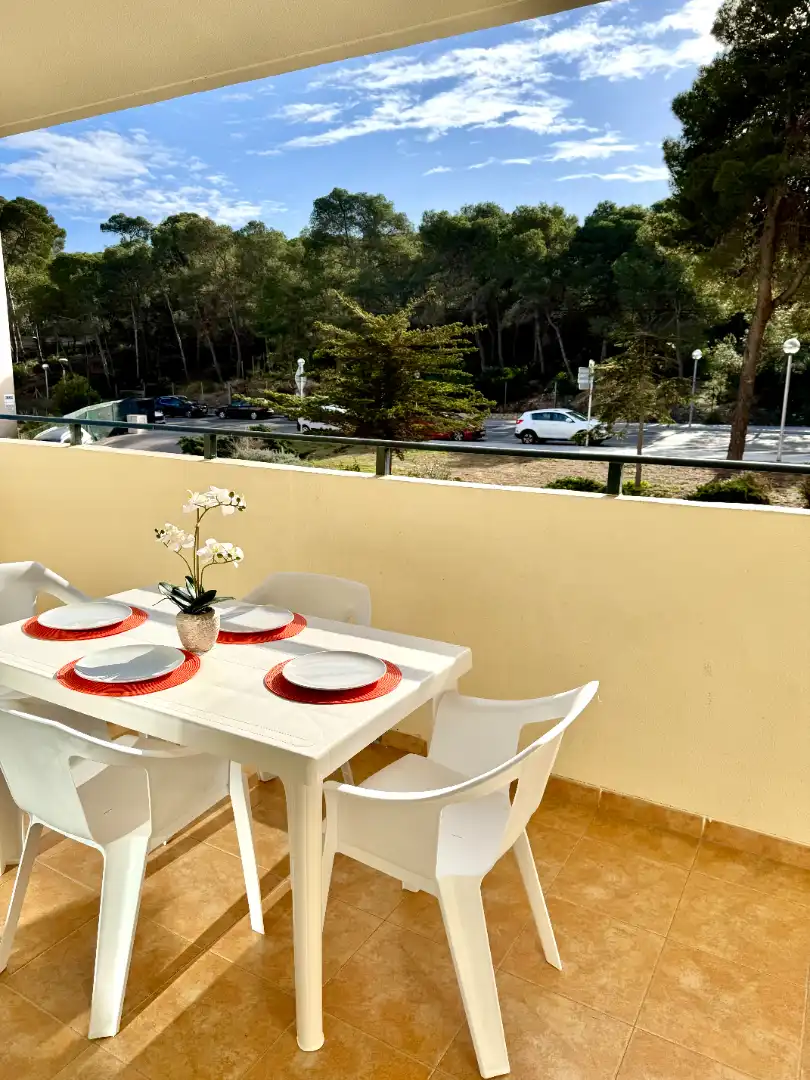 Terraza de Apartamento de alquiler en Salou con Terraza, Amueblado y Horno