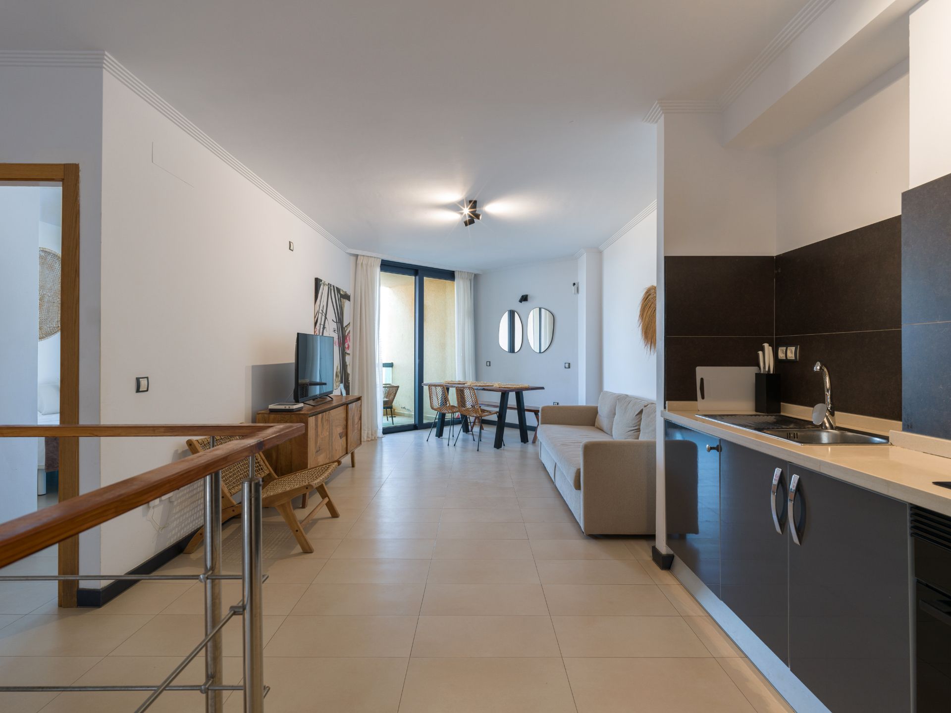 Living room of Duplex for sale in La Oliva  with Terrace, Balcony and Community pool