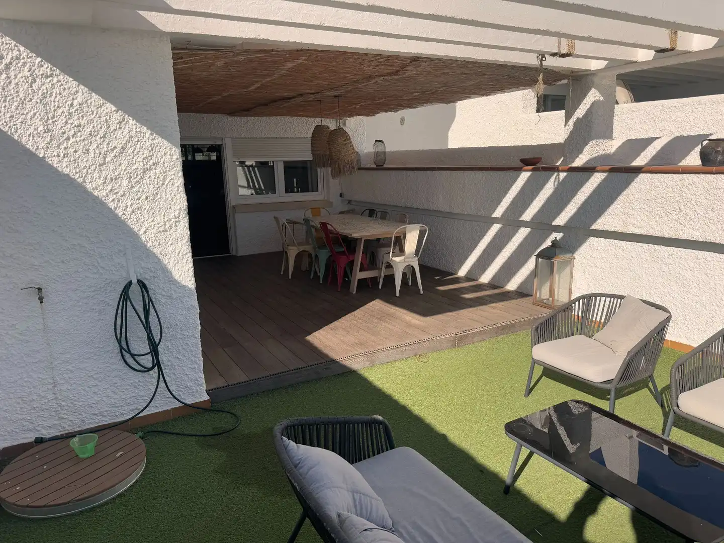Terrace of Flat for sale in Roquetas de Mar  with Air Conditioner, Terrace and Community pool