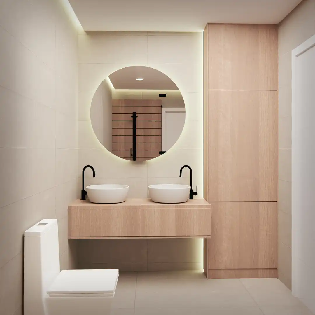 Baño de Apartamento en venta en Ourense Capital  con Aire acondicionado, Calefacción y Parquet