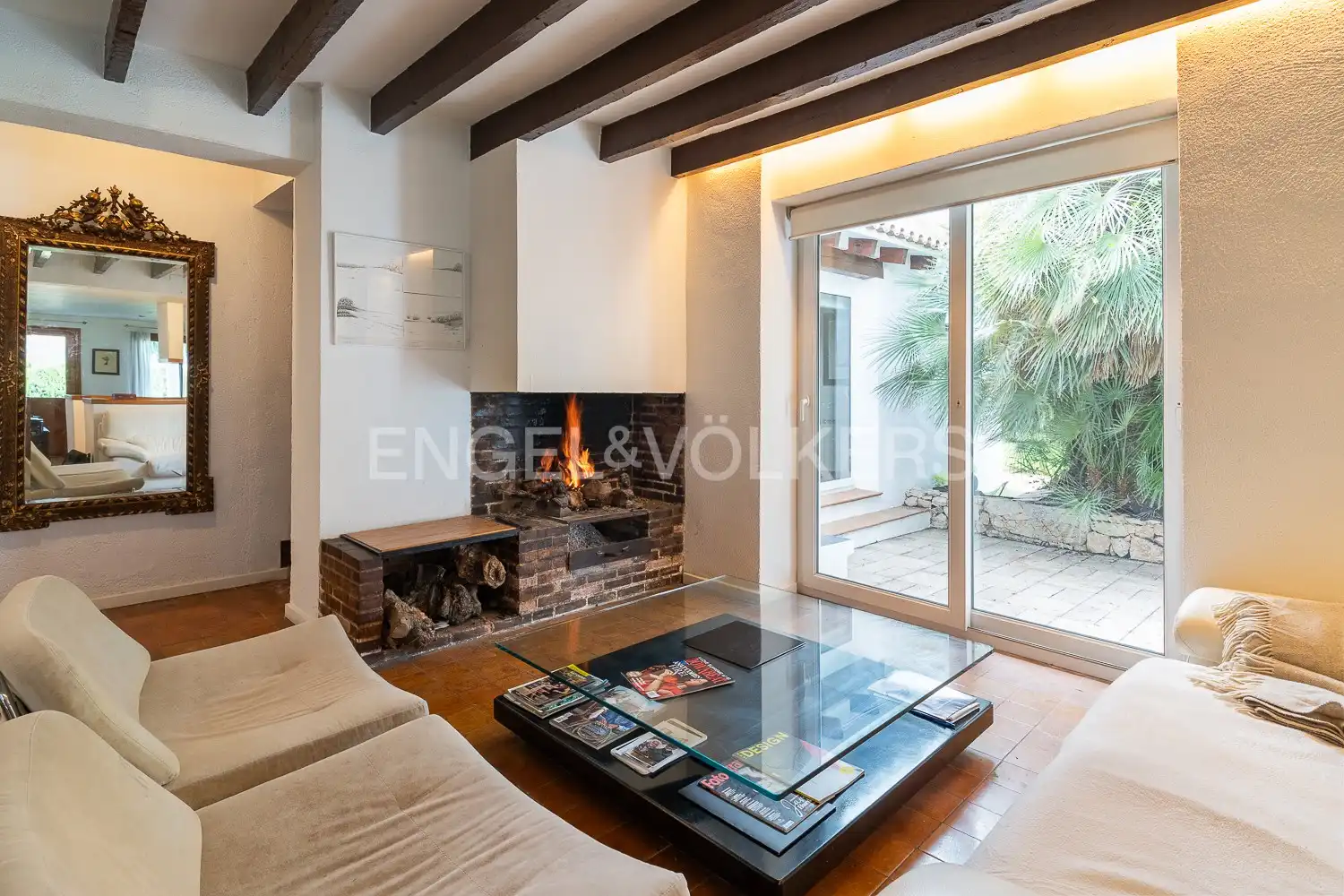 Living room of Houses for sale in Dénia  with Heating, Private garden and Parquet flooring