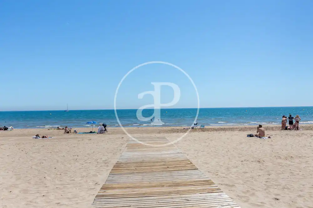 Exterior view of Flat for sale in Alboraya  with Air Conditioner, Heating and Private garden