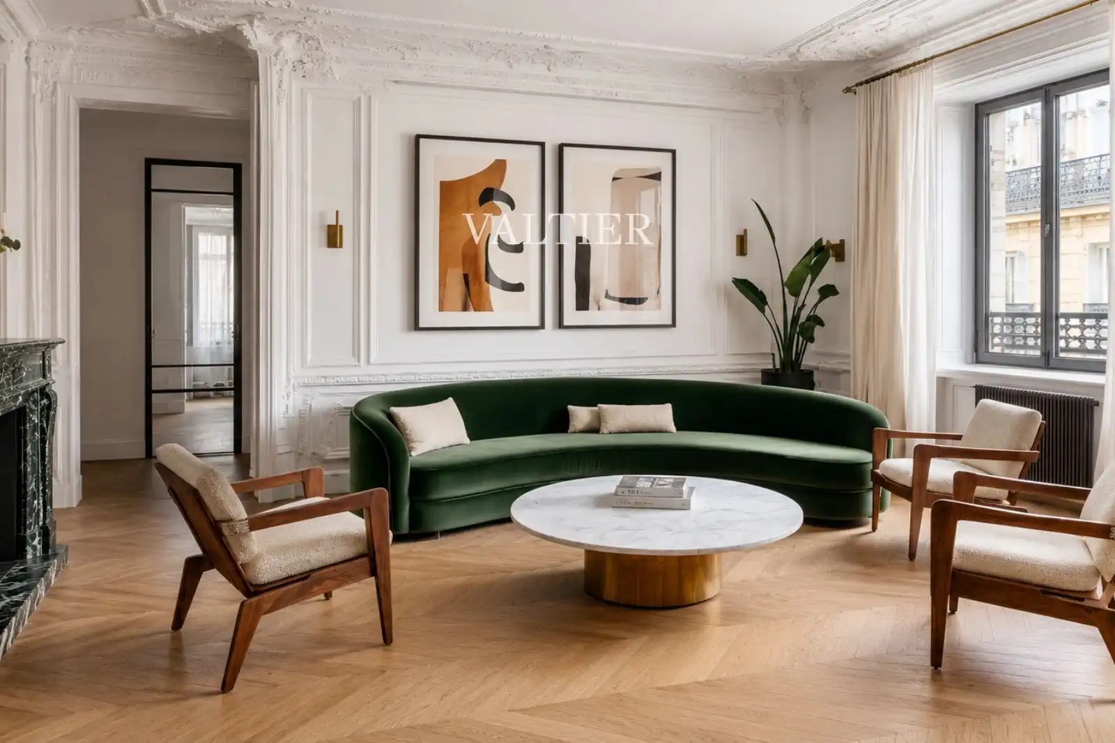 Sala de estar de Piso en venta en Madrid con Aire acondicionado y Amueblado