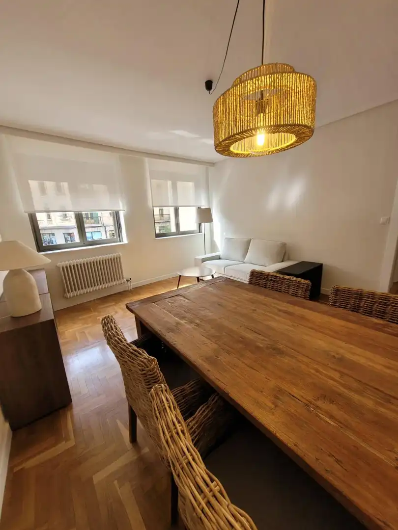 Living room of Apartments for rent in Salamanca  with Heating, Parquet flooring and Furnished