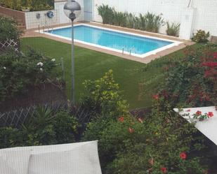 Swimming pool of Single-family semi-detached for sale in Badalona  with Air Conditioner, Heating and Private garden