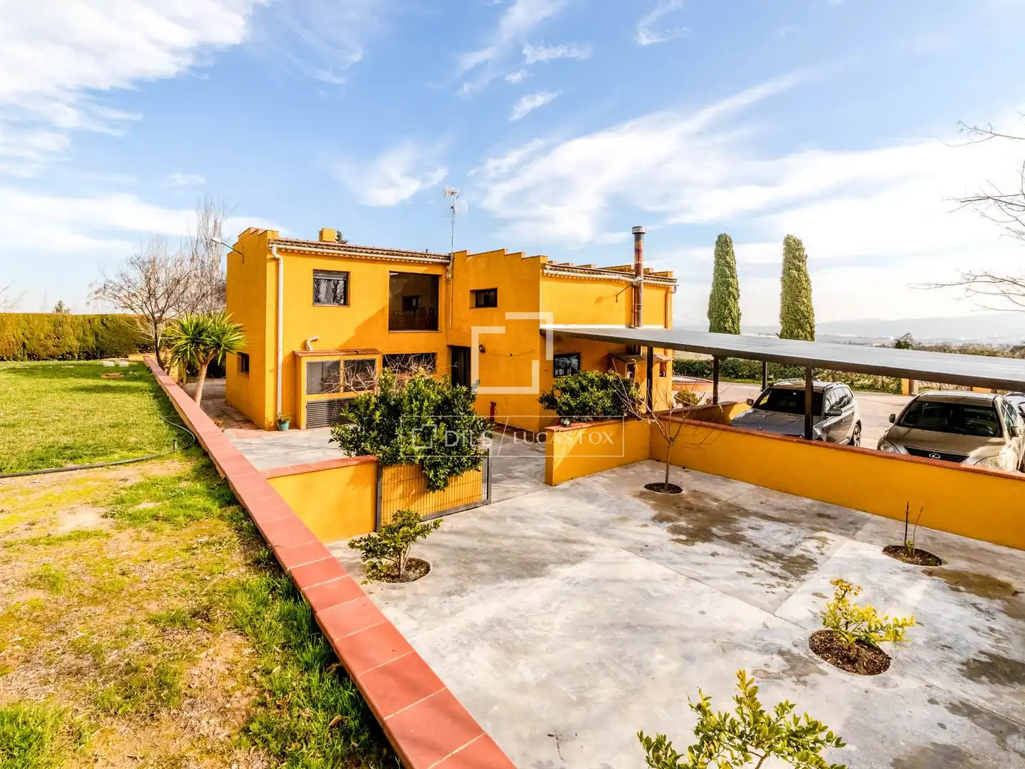Vista exterior de Finca rústica en venta en Castellví de la Marca con Calefacción, Jardín privado y Terraza
