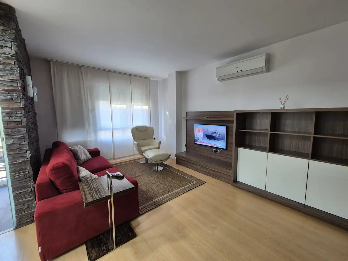 Wohnzimmer von Wohnung zur Miete in Cartagena mit Klimaanlage, Heizung und Parkett