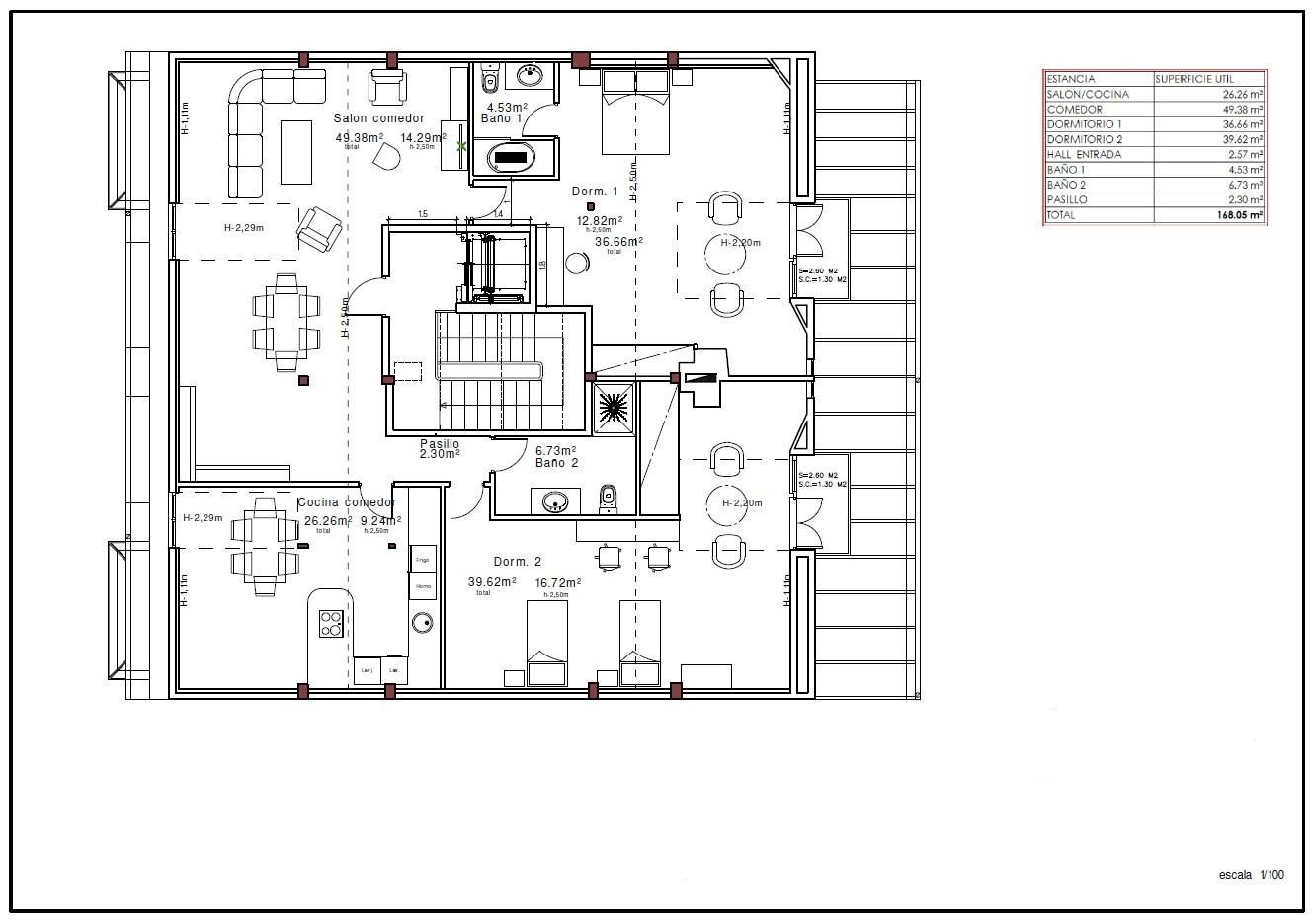 Attic for sale in Santander