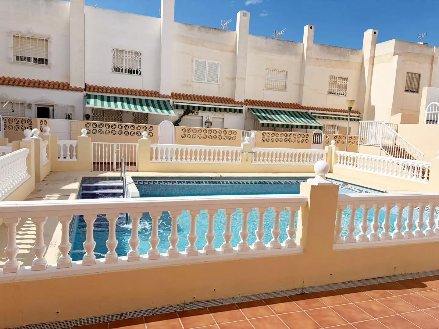 Swimming pool of Duplexes for sale in Almería  with Terrace, Furnished and Balcony