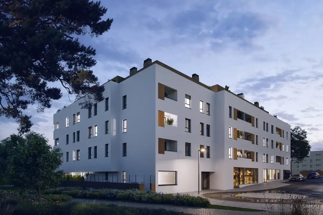Vista exterior de Planta baja en venta en Oviedo  con Calefacción, Terraza y Trastero