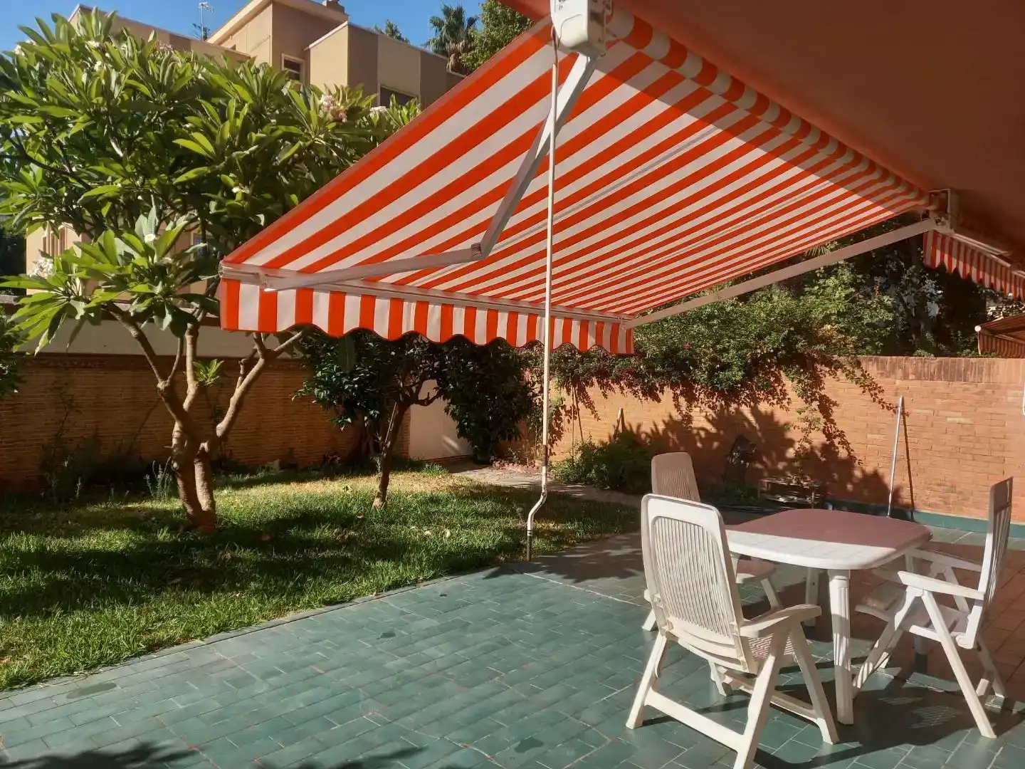 Terrasse von Wohnung zur Miete in Málaga mit Privatgarten und Schwimmbad