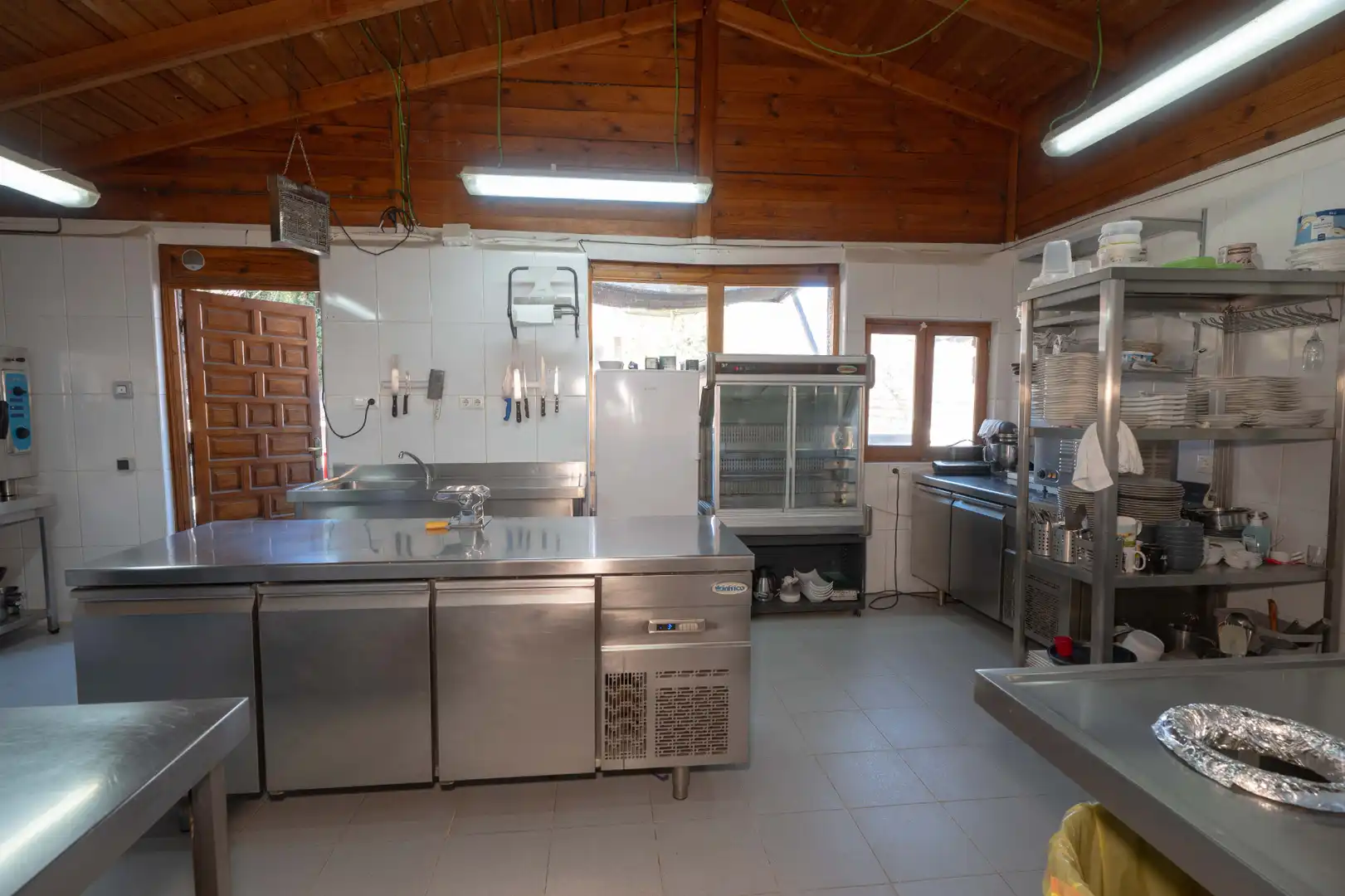 Cocina de Finca rústica en venta en Nevada con Aire acondicionado, Jardín privado y Terraza