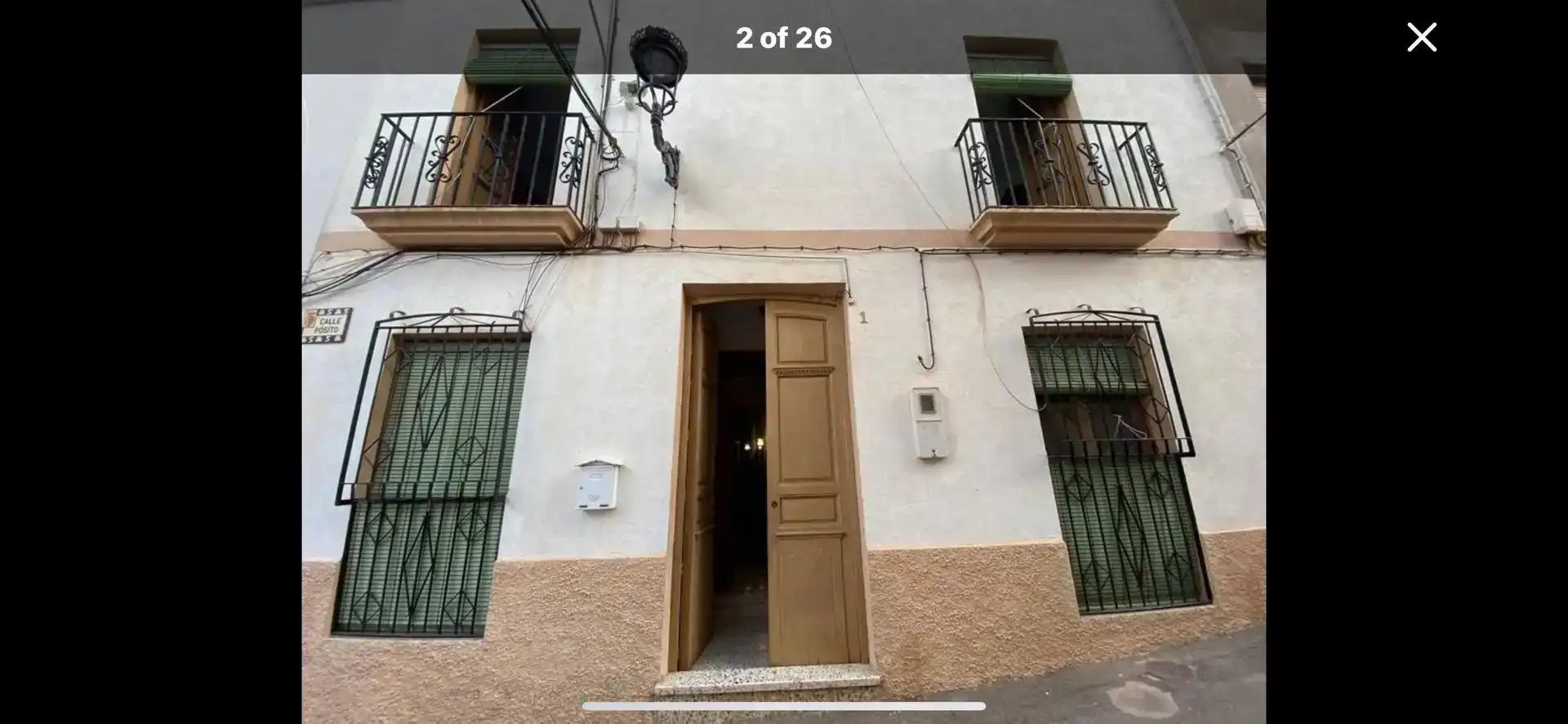 Vista exterior de Casa adosada en venda en Huécija amb Jardí privat, Traster i Moblat