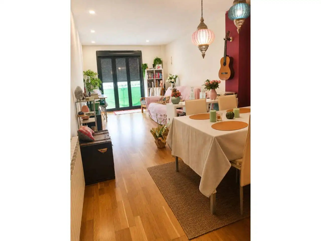 Sala de estar de Piso en venta en Monzón con Calefacción, Parquet y Balcón