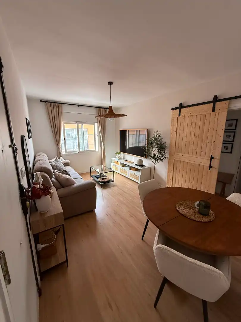 Sala d'estar de Pis en venda en Mataró amb Aire condicionat, Calefacció i Parquet