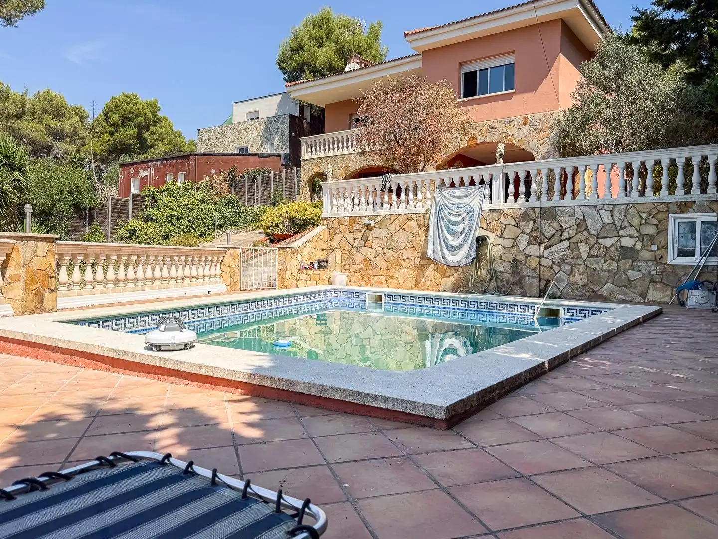 Piscina de Casa o chalet en venta en Vallirana con Calefacción, Jardín privado y Terraza