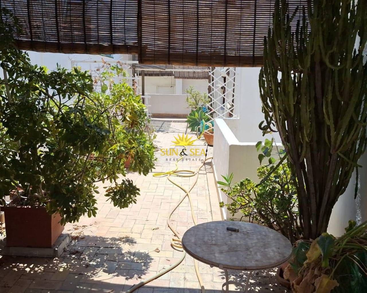 Jardí de Apartament de lloguer en Alicante / Alacant amb Aire condicionat, Terrassa i Moblat