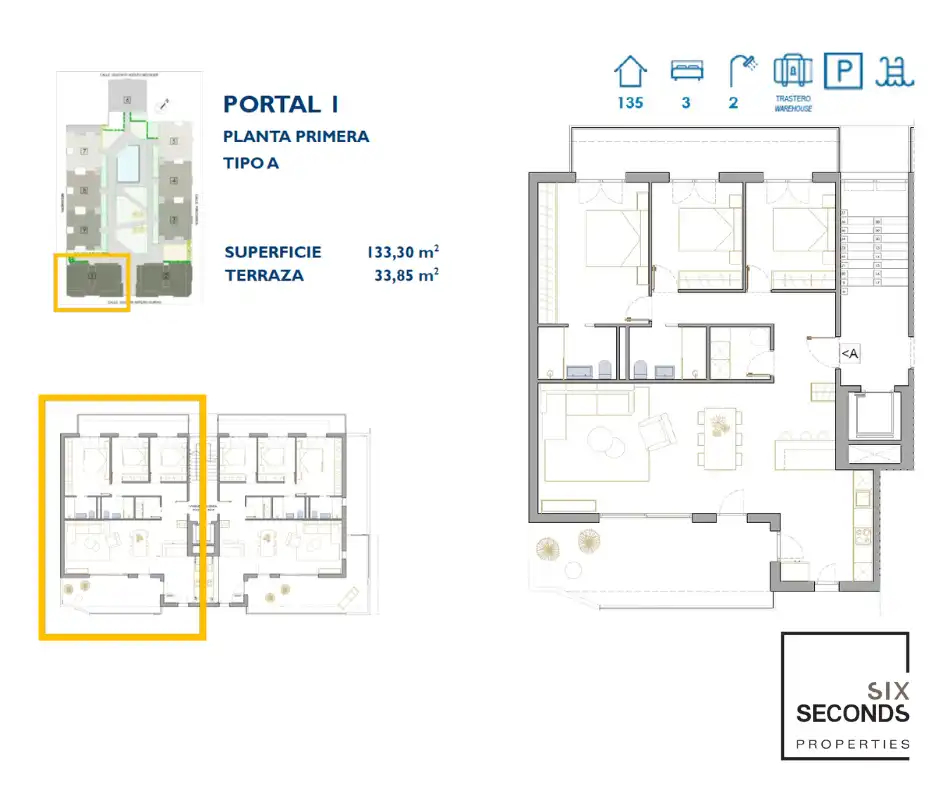 Appartement compact avec piscine à vendre à San Pedro del Pinatar, imagen 2