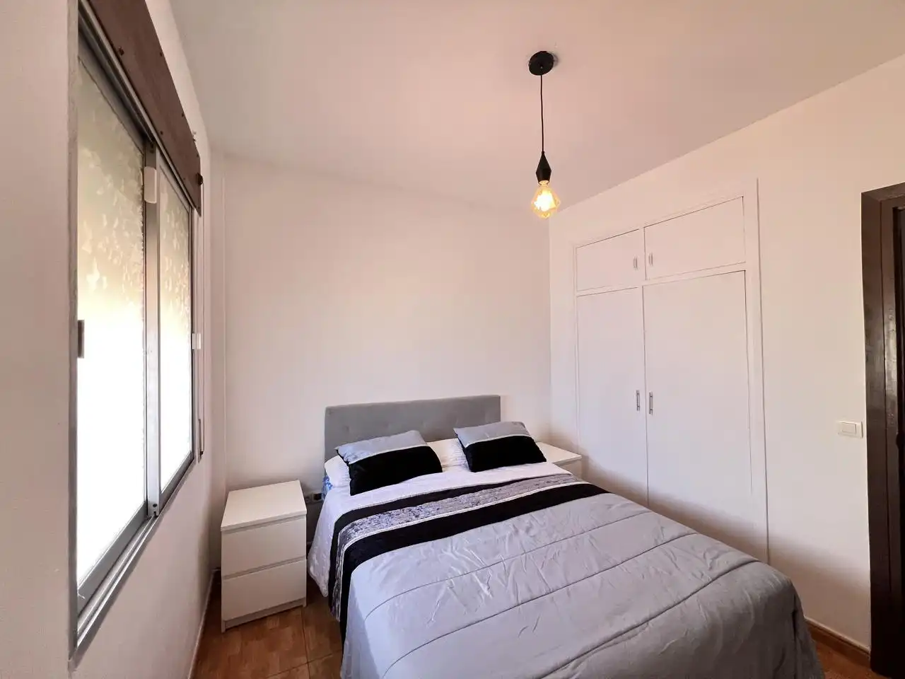 Bedroom of Flat for rent in Málaga  with Air Conditioner and Furnished