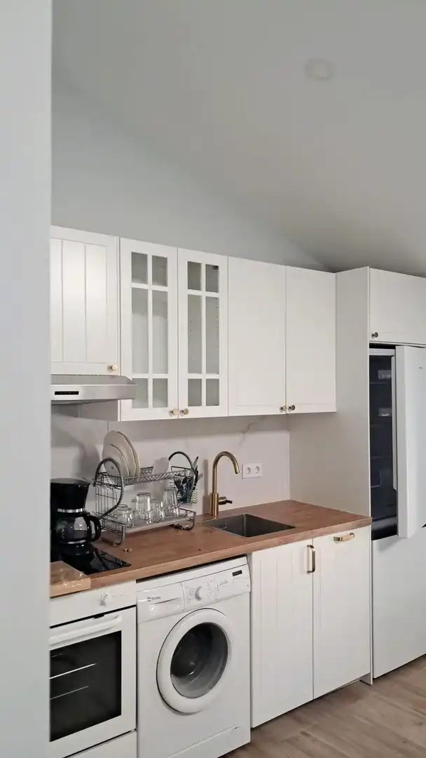 Cuina de Apartament de lloguer en Colmenar amb Aire condicionat, Terrassa i Moblat