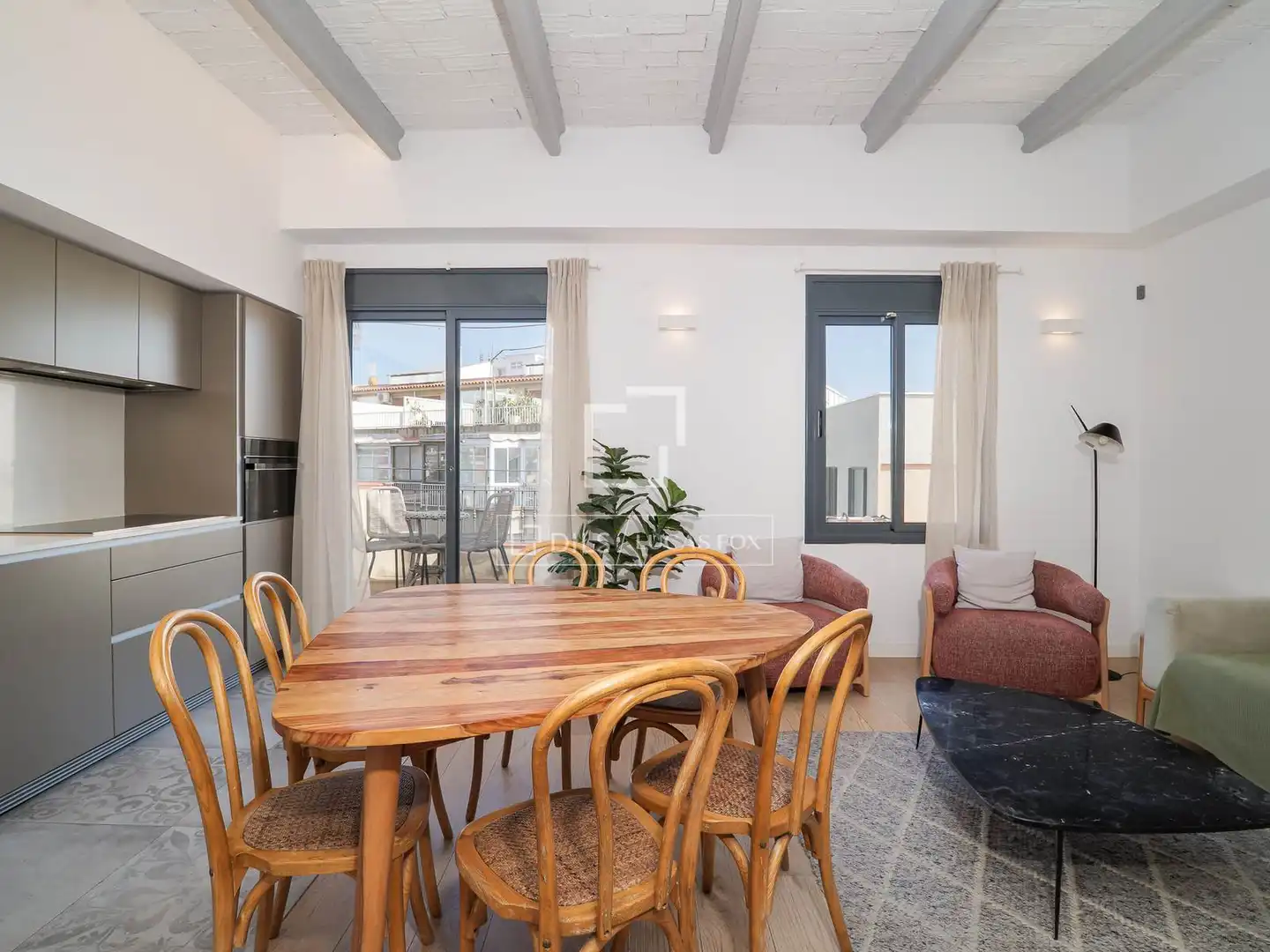 Comedor de Ático en venta en Barcelona con Aire acondicionado, Calefacción y Terraza