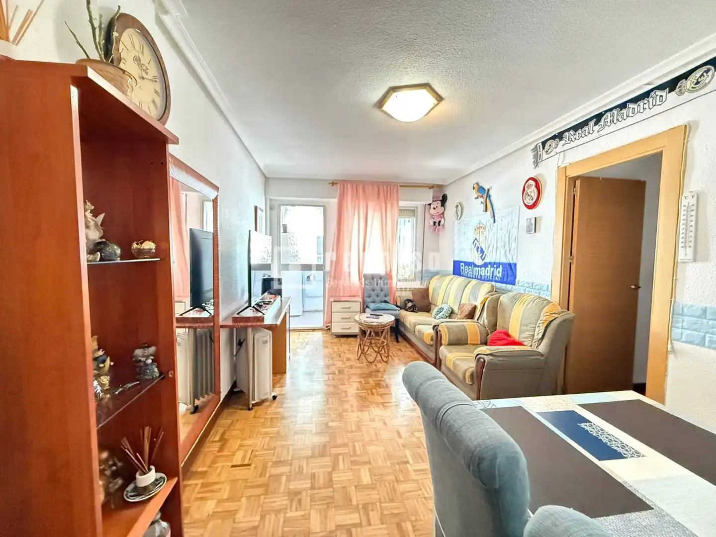Sala d'estar de Pis en venda en Torrejón de Ardoz amb Calefacció, Parquet i Terrassa