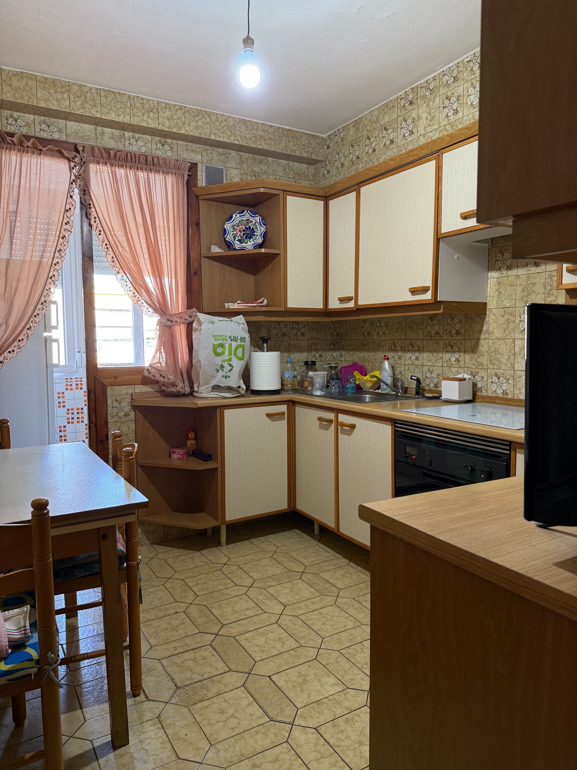 Kitchen of Flat for sale in Móstoles  with Heating, Terrace and Storage room