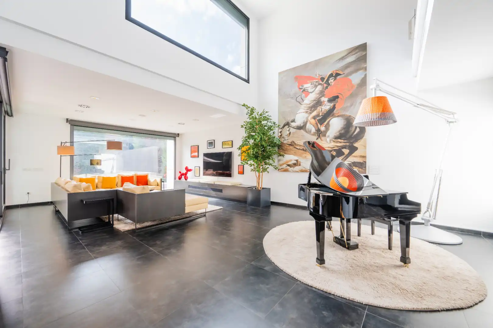 Sala de estar de Casa o chalet en venta en Sant Cugat del Vallès con Aire acondicionado, Calefacción y Jardín privado