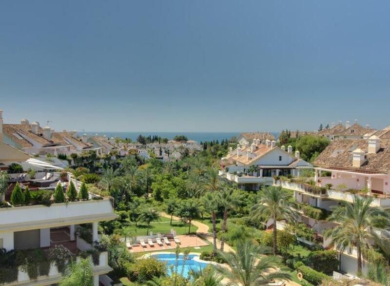 Garden of Apartment to rent in Marbella  with Air Conditioner, Terrace and Furnished