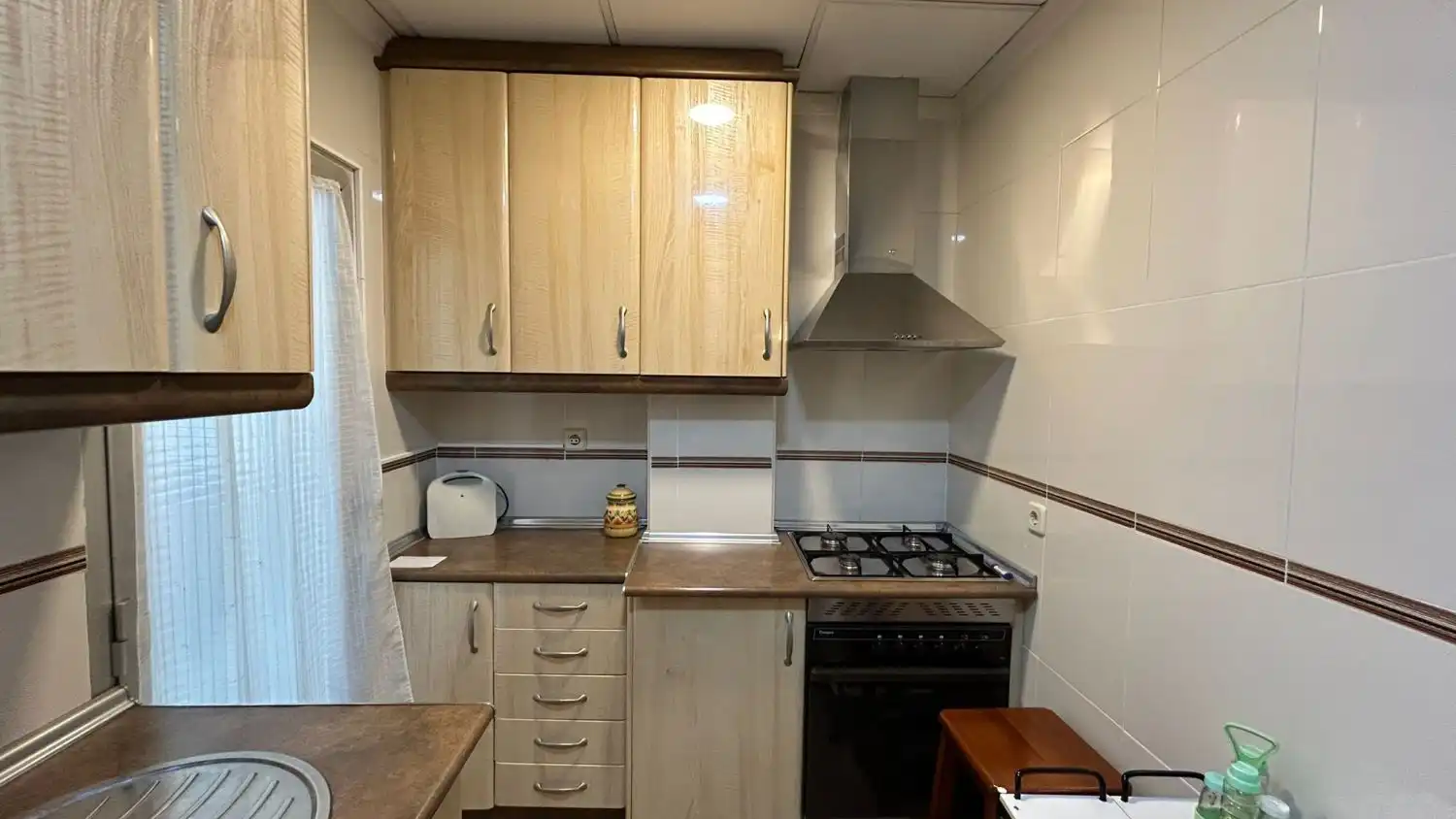 Küche von Wohnung zum Verkauf in Albacete mit Klimaanlage, Heizung und Balkon