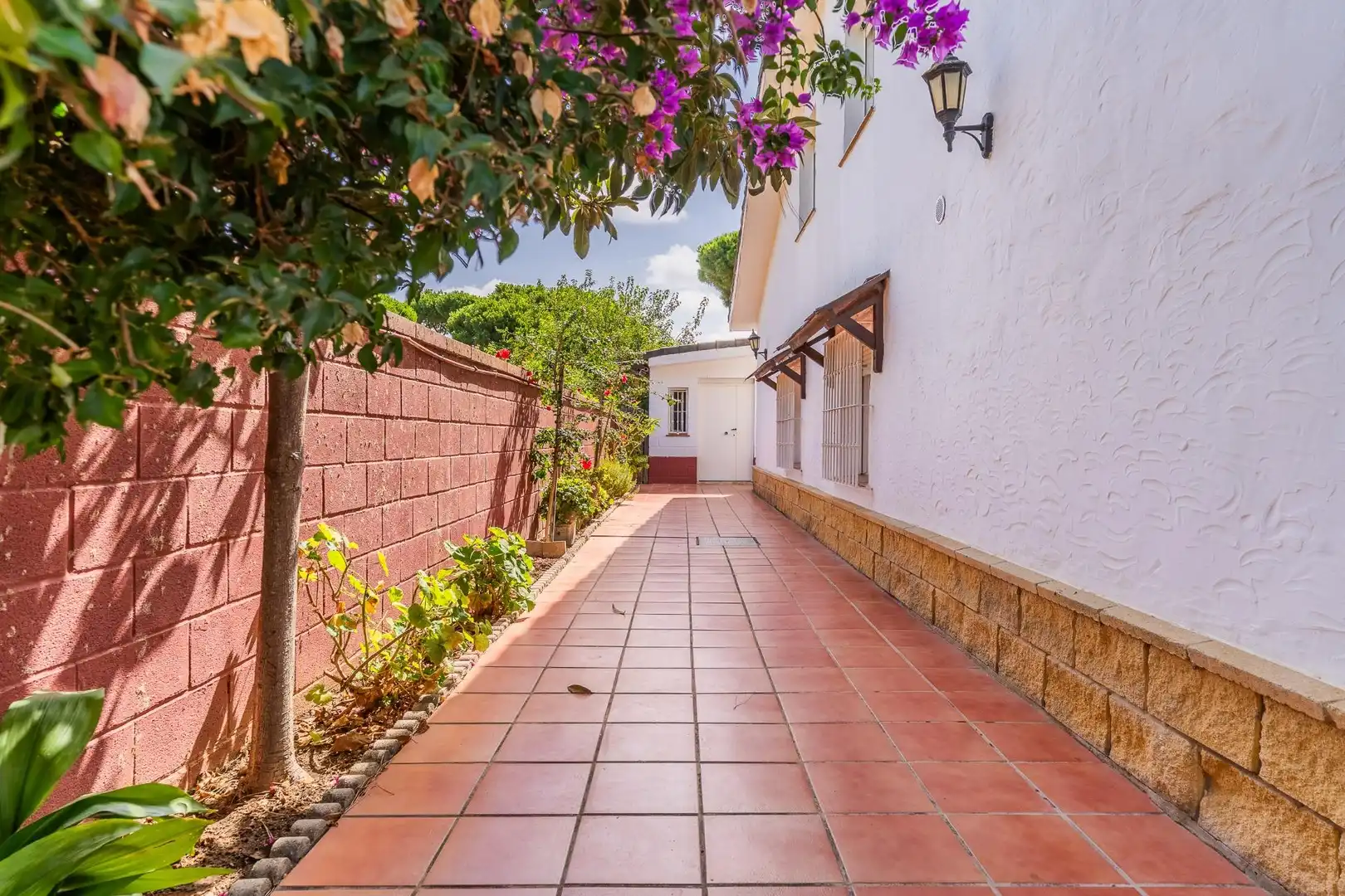 Vista exterior de Casa o chalet en venta en Chiclana de la Frontera con Jardín privado, Trastero y Piscina