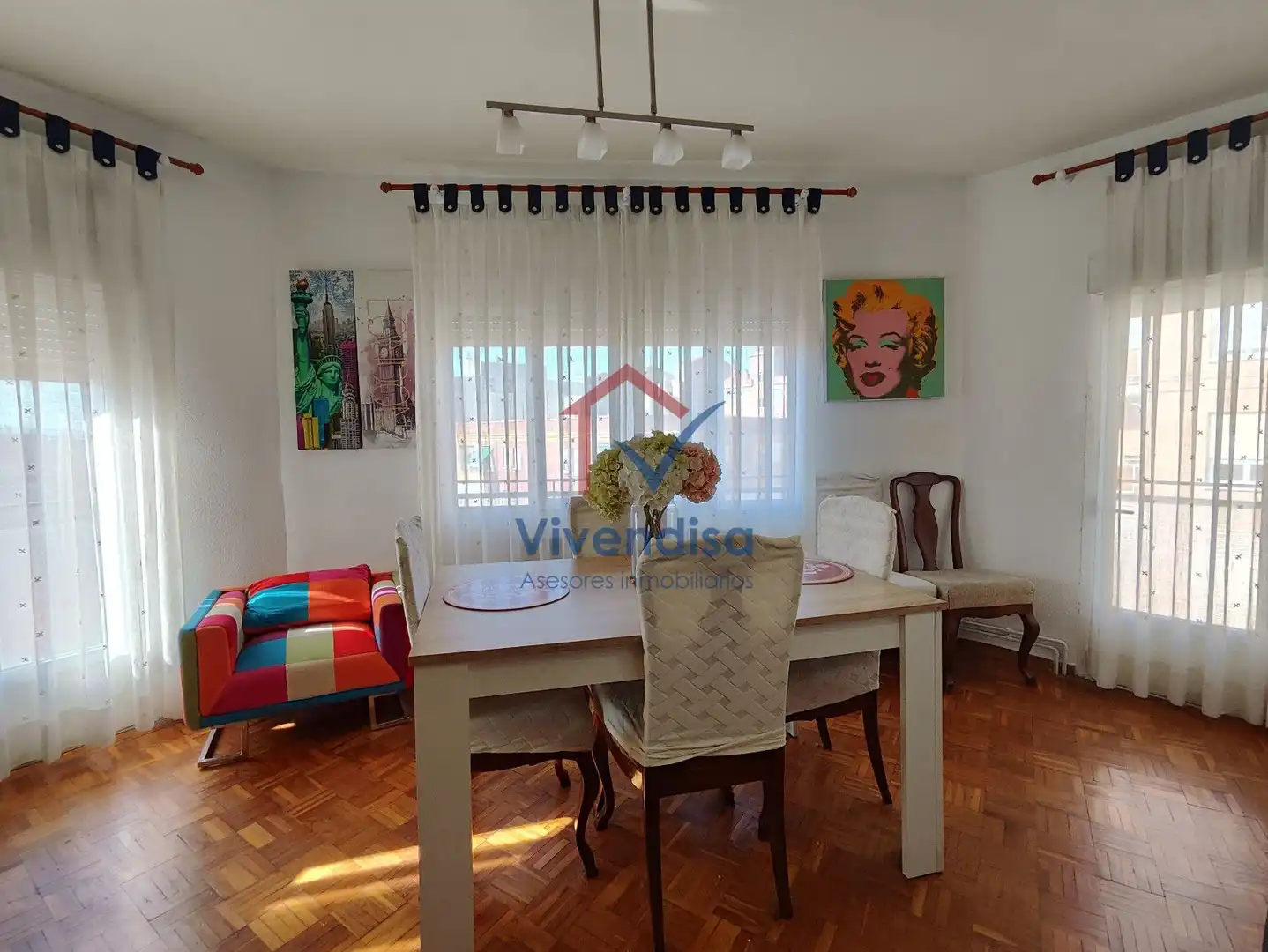 Menjador de Pis en venda en Guadalajara amb Calefacció i Terrassa