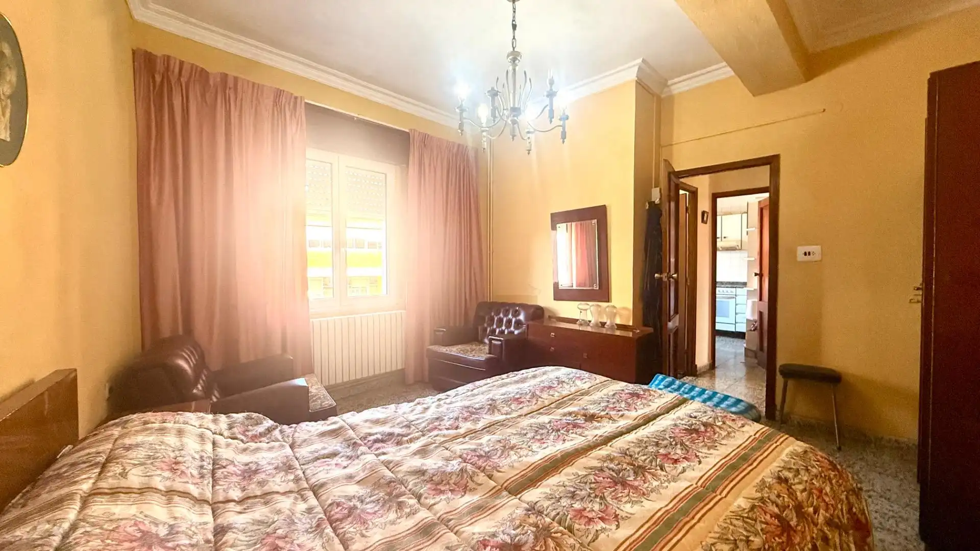 Bedroom of Flat for sale in Ourense Capital   with Heating, Storage room and Furnished