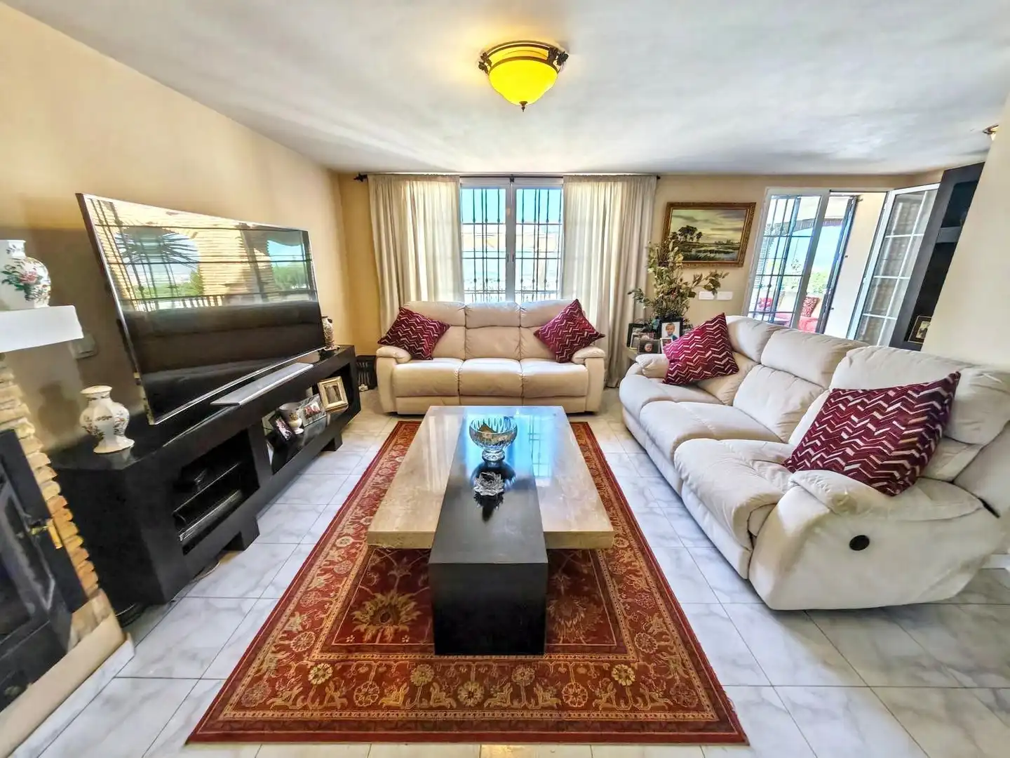 Wohnzimmer von Haus oder Chalet zum Verkauf in Alhaurín de la Torre mit Privatgarten, Terrasse und Abstellraum