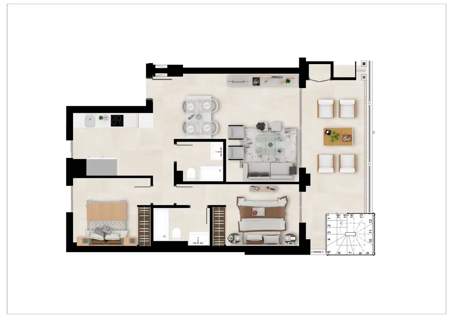Apartamento con ascensor en venta en La Cala Golf - Lagar Martell, imagen 26