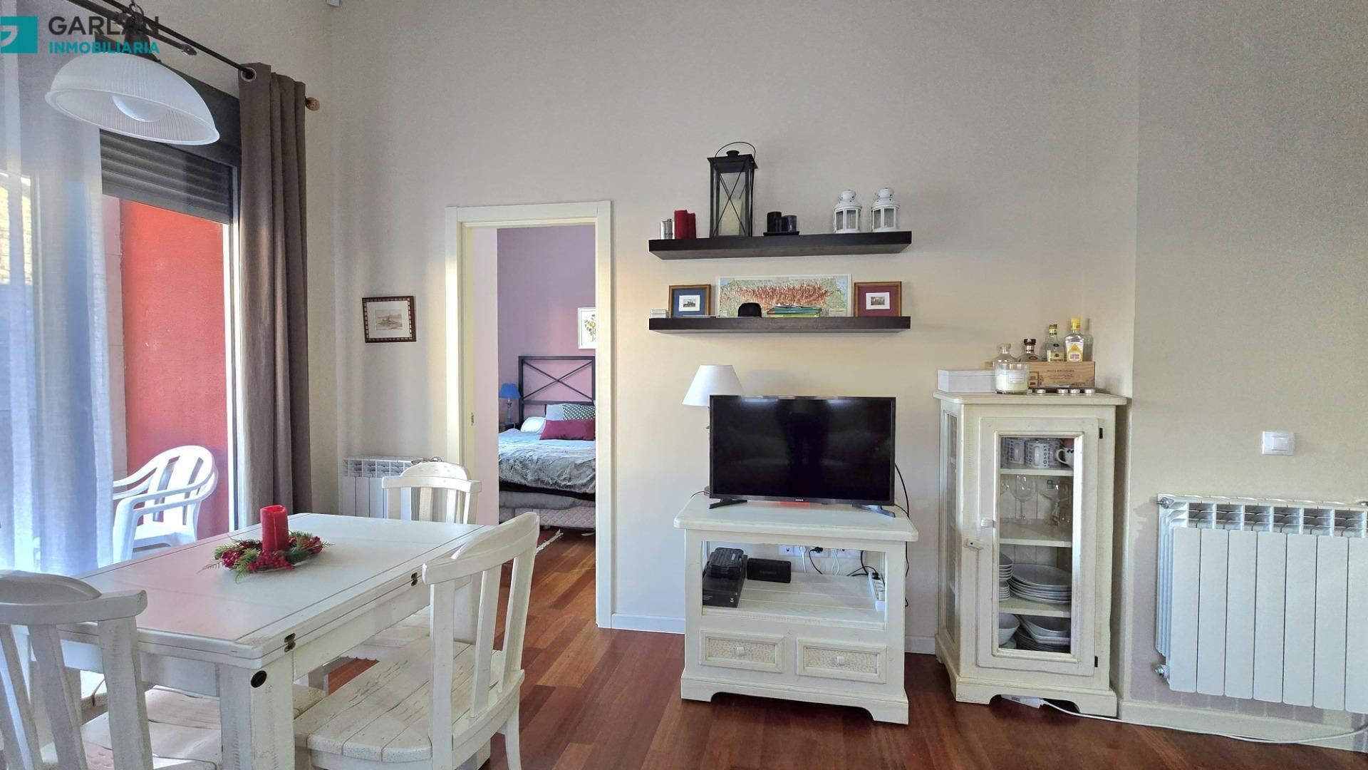 Sala d'estar de Pis en venda en Sabiñánigo amb Calefacció, Jardí privat i Terrassa