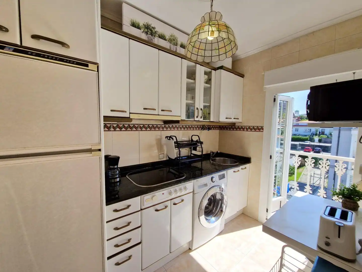 Küche von Wohnung zur Miete in Santander mit Heizung, Terrasse und Möbliert