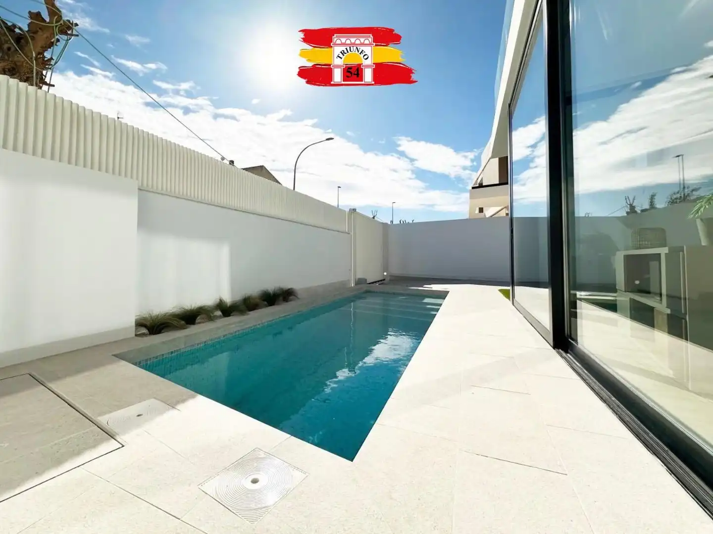 Swimming pool of Houses for sale in Pilar de la Horadada  with Air Conditioner, Heating and Private garden