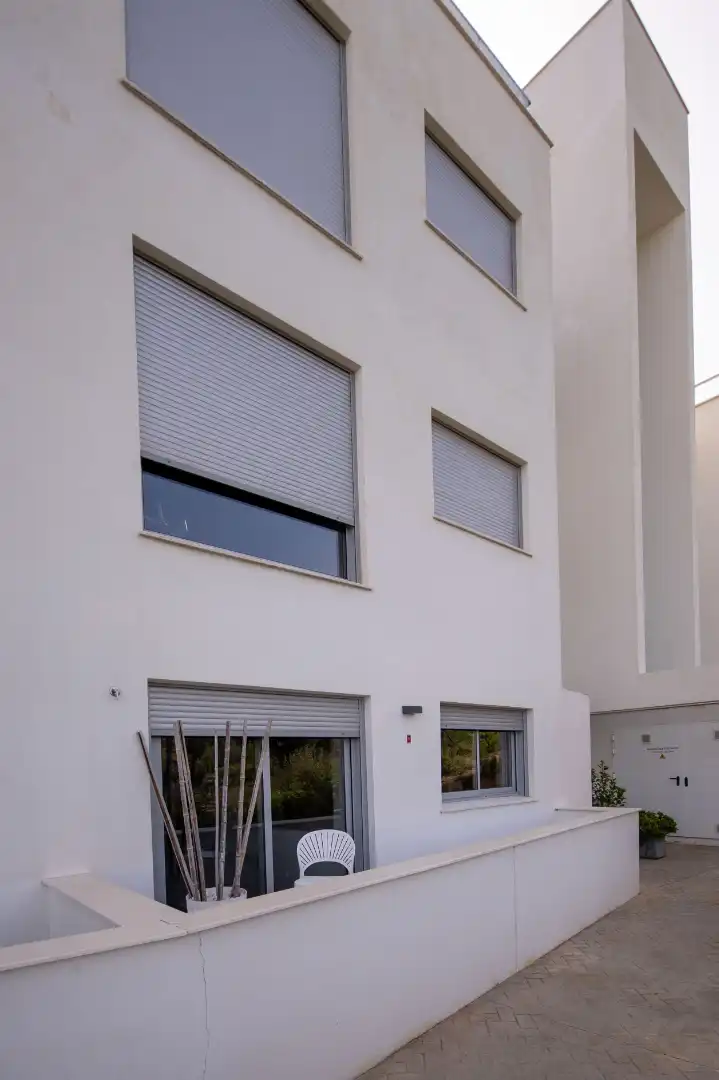 Vista exterior de Piso en venta en Mijas con Aire acondicionado, Jardín privado y Terraza